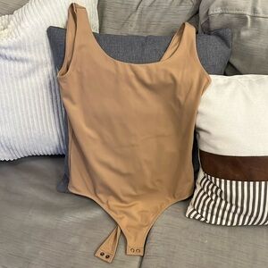 Express Nude/Tan Body Contour Bodysuit
